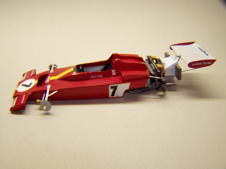 Ferrari 312B3, 1973, J. Ickx, GP Španělska (Plná velikost v novém okně) Ferrari 312B3, 1973, J. Ickx, GP Španělska