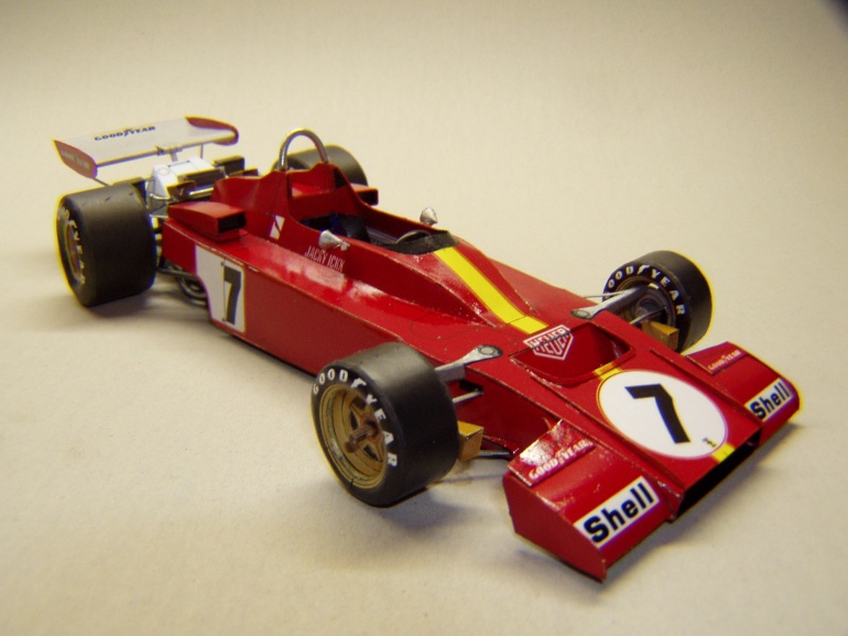 Ferrari 312B3, 1973, J. Ickx, GP Španělska (Plná velikost v novém okně) Ferrari 312B3, 1973, J. Ickx, GP Španělska