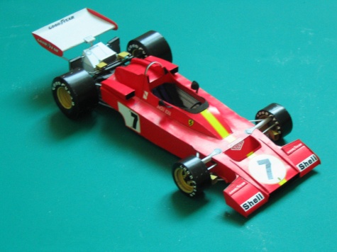 Ferrari 312B3, J. Ickx, Vc španielska 1973 Ferrari 312B3, J. Ickx, Vc španielska 1973