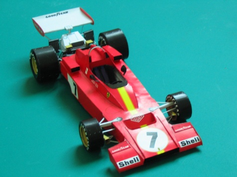 Ferrari 312B3, J. Ickx, Vc španielska 1973 Ferrari 312B3, J. Ickx, Vc španielska 1973