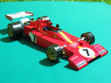 Ferrari 312B3, J. Ickx, Vc španielska 1973 Ferrari 312B3, J. Ickx, Vc španielska 1973
