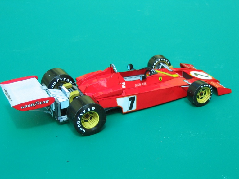 Ferrari 312B3, J. Ickx, Vc španielska 1973 (Plná velikost v novém okně) Ferrari 312B3, J. Ickx, Vc španielska 1973
