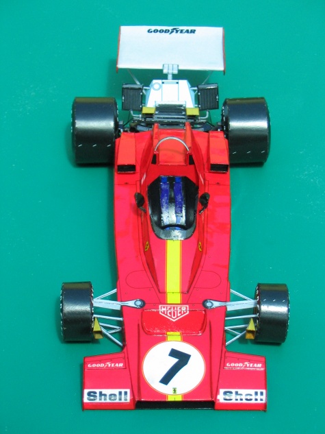 Ferrari 312B3, J. Ickx, Vc španielska 1973 Ferrari 312B3, J. Ickx, Vc španielska 1973