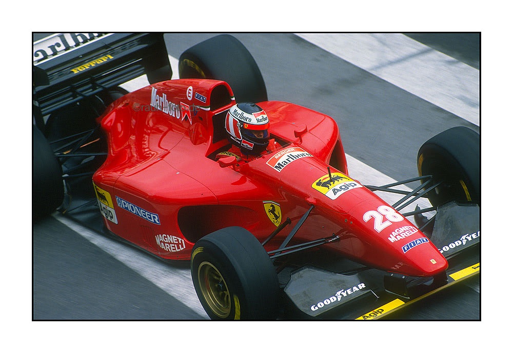 Ferrari 412T1, 1994, G. Berger, GP Monaka (Plná velikost v novém okně) Ferrari 412T1, 1994, G. Berger, GP Monaka