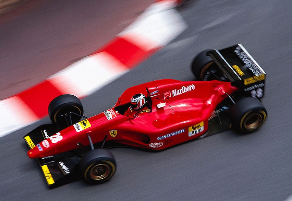Ferrari 412T1, 1994, G. Berger, GP Monaka (Plná velikost v novém okně) Ferrari 412T1, 1994, G. Berger, GP Monaka