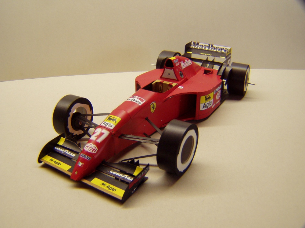 Ferrari 412T2, 1995, J. Alesi (Plná velikost v novém okně) Ferrari 412T2, 1995, J. Alesi