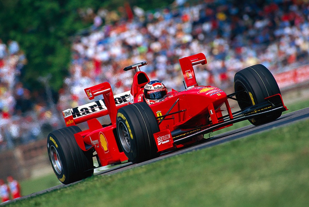 Ferrari F 300 Tower Wings - San Marino 1998 (Plná velikost v novém okně) Ferrari F 300 Tower Wings - San Marino 1998