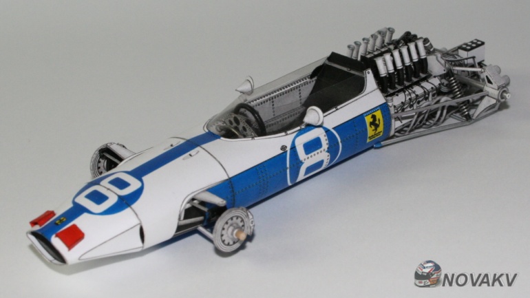 Ferrari F1512, L. Bandini, GP Mexico 1964 - beta (Plná velikost v novém okně) Ferrari F1512, L. Bandini, GP Mexico 1964 - beta
