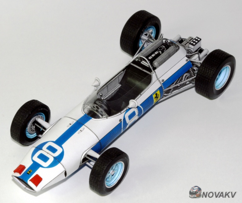 Ferrari F1512, L. Bandini, GP Mexico 1964 - beta (Plná velikost v novém okně) Ferrari F1512, L. Bandini, GP Mexico 1964 - beta