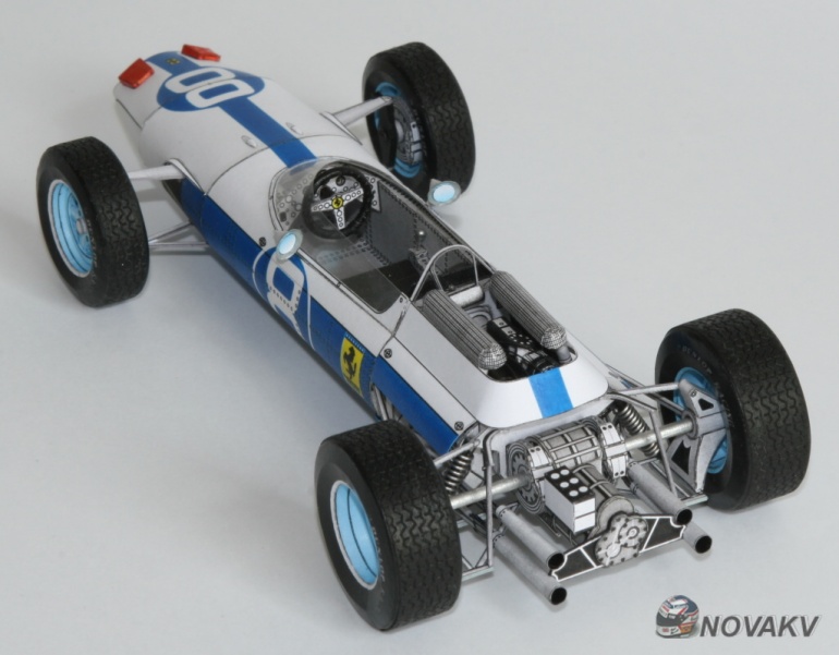 Ferrari F1512, L. Bandini, GP Mexico 1964 - beta (Plná velikost v novém okně) Ferrari F1512, L. Bandini, GP Mexico 1964 - beta