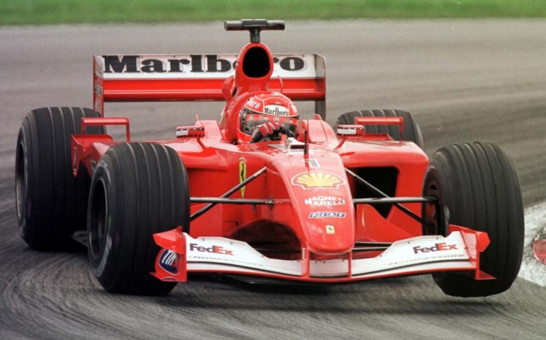 Ferrari F2001,M.Schumacher,2001 (Plná velikost v novém okně) Ferrari F2001,M.Schumacher,2001