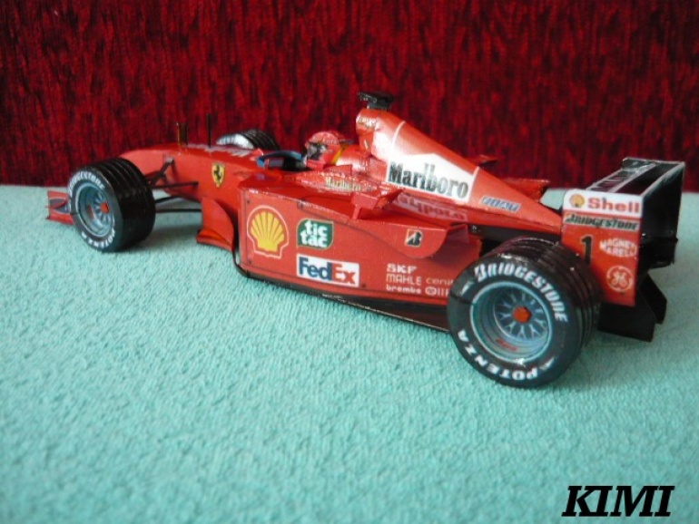 Ferrari F2001,M.Schumacher,2001 (Plná velikost v novém okně) Ferrari F2001,M.Schumacher,2001