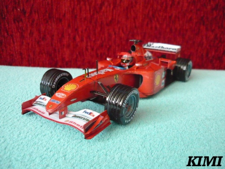 Ferrari F2001,M.Schumacher,2001 (Pln� velikost v nov�m okn�) Ferrari F2001,M.Schumacher,2001