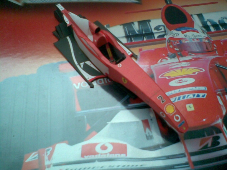 Ferrari F2003-GA R.Barrichello Gp Velké Británie 2003 (Plná velikost v novém okně) Ferrari F2003-GA R.Barrichello Gp Velké Británie 2003