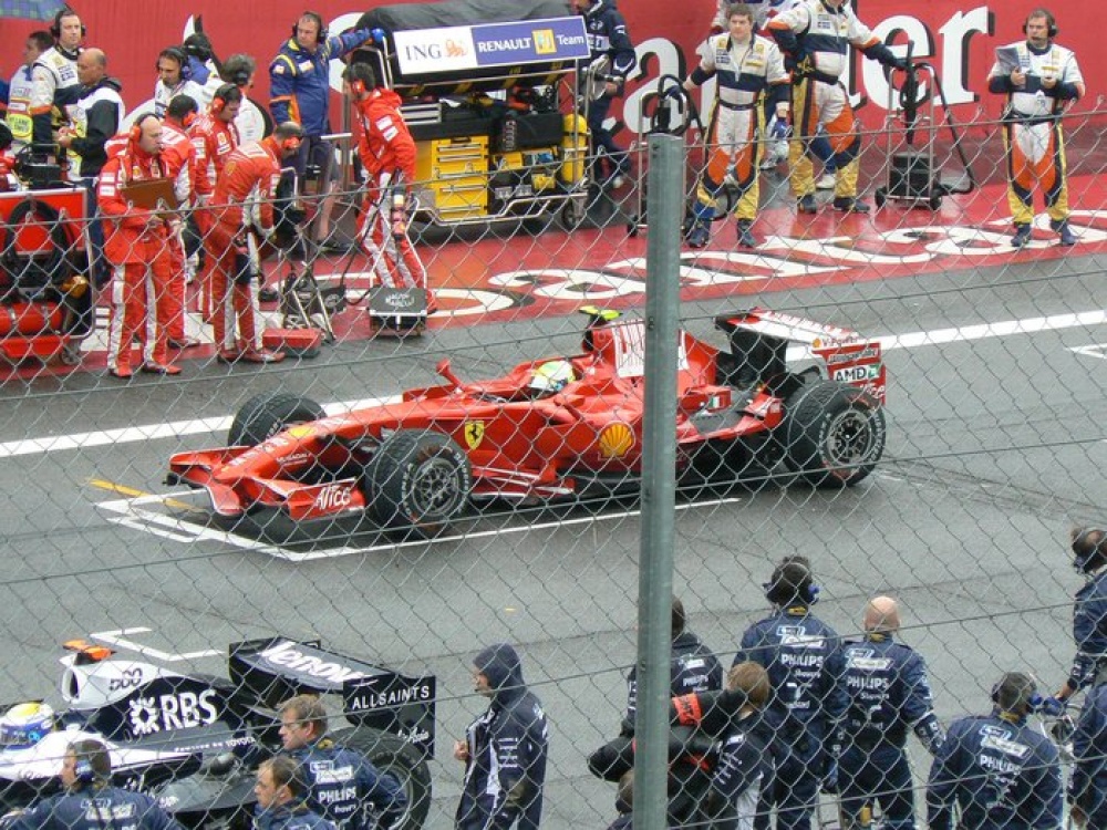 Ferrari F2008 (GP Italy 2008) (Plná velikost v novém okně) Ferrari F2008 (GP Italy 2008)