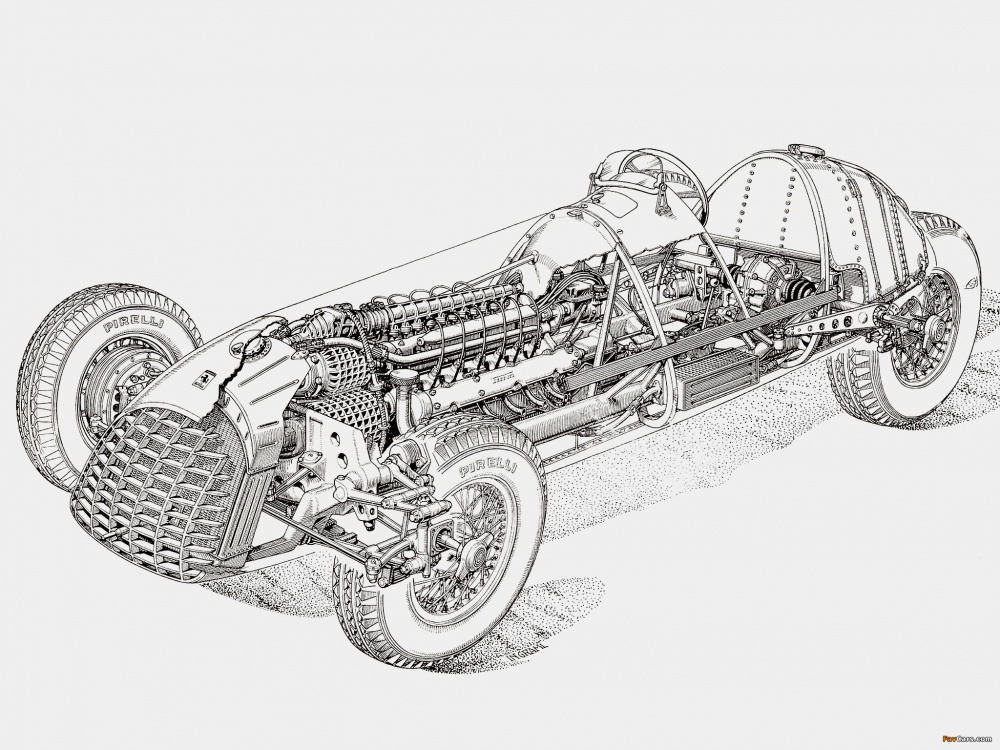 FERRARI 125 F1 GP Italie 1949