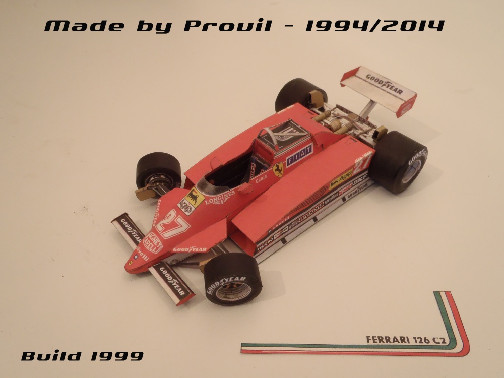 Ferrari 126 C2 - (27) Gilles Villeneuve (Plná velikost v novém okně) Ferrari 126 C2 - (27) Gilles Villeneuve