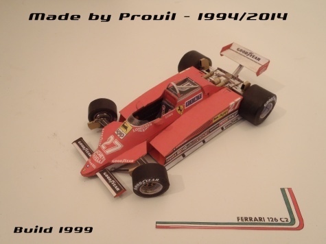 Ferrari 126 C2 - (27) Gilles Villeneuve Ferrari 126 C2 - (27) Gilles Villeneuve