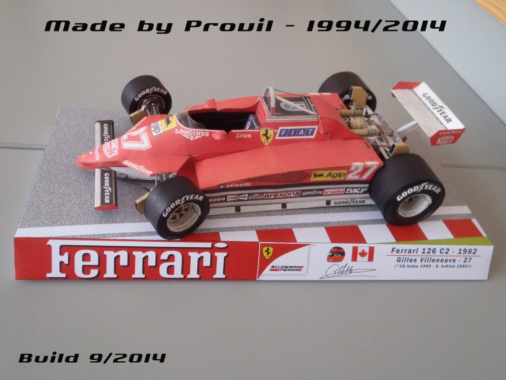Ferrari 126 C2 - (27) Gilles Villeneuve (Pln� velikost v nov�m okn�) Ferrari 126 C2 - (27) Gilles Villeneuve