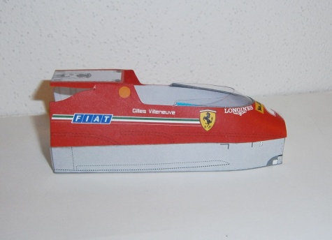 Ferrari 126 C - G. Villeneuve, GP Italy - practice 1980 Ferrari 126 C - G. Villeneuve, GP Italy - practice 1980