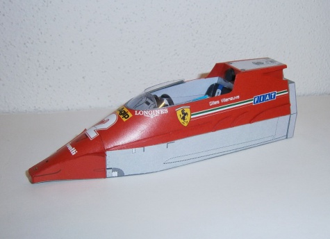 Ferrari 126 C - G. Villeneuve, GP Italy - practice 1980 Ferrari 126 C - G. Villeneuve, GP Italy - practice 1980