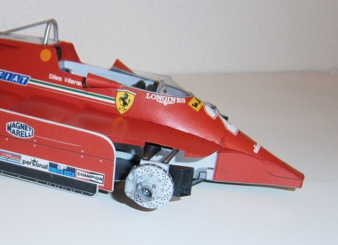 Ferrari 126 C - G. Villeneuve, GP Italy - practice 1980 Ferrari 126 C - G. Villeneuve, GP Italy - practice 1980