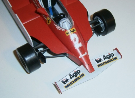 Ferrari 126 C - G. Villeneuve, GP Italy - practice 1980 Ferrari 126 C - G. Villeneuve, GP Italy - practice 1980