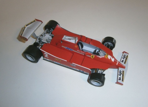 Ferrari 126 C - G. Villeneuve, GP Italy - practice 1980 Ferrari 126 C - G. Villeneuve, GP Italy - practice 1980