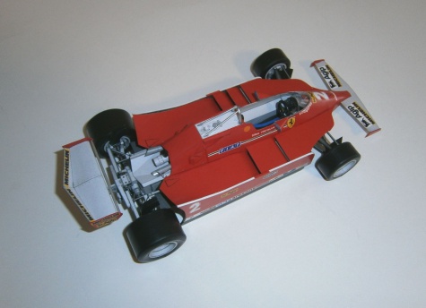 Ferrari 126 C - G. Villeneuve, GP Italy - practice 1980 Ferrari 126 C - G. Villeneuve, GP Italy - practice 1980