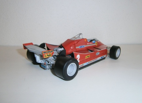 Ferrari 126 C - G. Villeneuve, GP Italy - practice 1980 Ferrari 126 C - G. Villeneuve, GP Italy - practice 1980