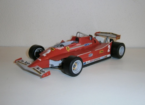 Ferrari 126 C - G. Villeneuve, GP Italy - practice 1980 Ferrari 126 C - G. Villeneuve, GP Italy - practice 1980