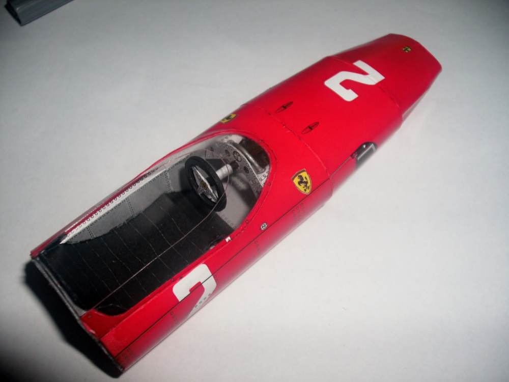 Ferrari 158 J. Surtees GP Monza 1964 (Plná velikost v novém okně) Ferrari 158 J. Surtees GP Monza 1964