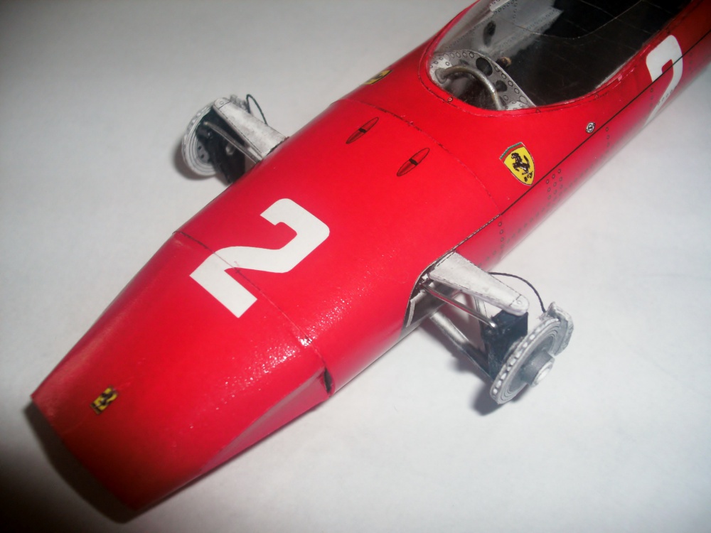 Ferrari 158 J. Surtees GP Monza 1964 (Plná velikost v novém okně) Ferrari 158 J. Surtees GP Monza 1964