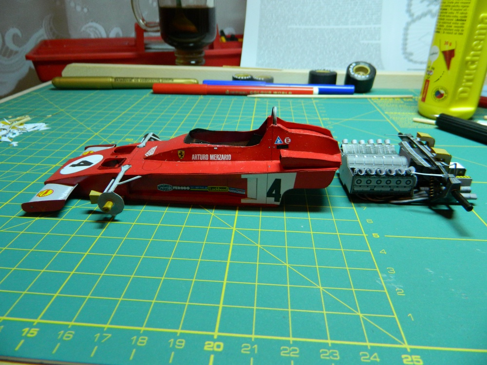 FERRARI 312 B3 A.Merzario Monako GP 1973 (Plná velikost v novém okně) FERRARI 312 B3 A.Merzario Monako GP 1973
