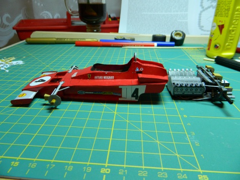FERRARI 312 B3 A.Merzario Monako GP 1973 FERRARI 312 B3 A.Merzario Monako GP 1973