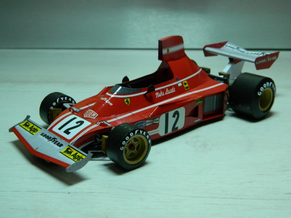 FERRARI 312B3 N.Lauda Zandvoort 1974 (Pln� velikost v nov�m okn�) FERRARI 312B3 N.Lauda Zandvoort 1974