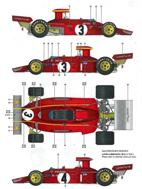 FERRARI 312 B3 version C /Itálie 1973 FERRARI 312 B3 version C /Itálie 1973