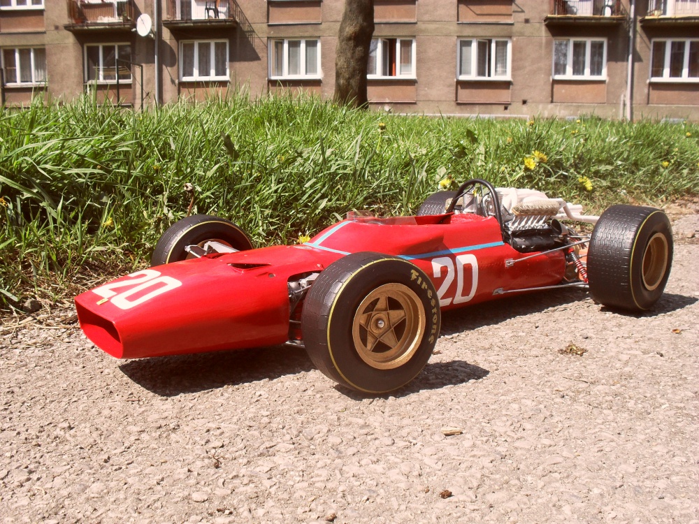 FERRARI 312 tipo 607 Monako 1967 (Plná velikost v novém okně) FERRARI 312 tipo 607 Monako 1967