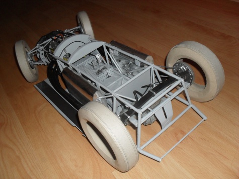 FERRARI D 50 Streamlinner vers. B - Francie 1956- Průhledný model!!! FERRARI D 50 Streamlinner vers. B - Francie 1956- Průhledný model!!!