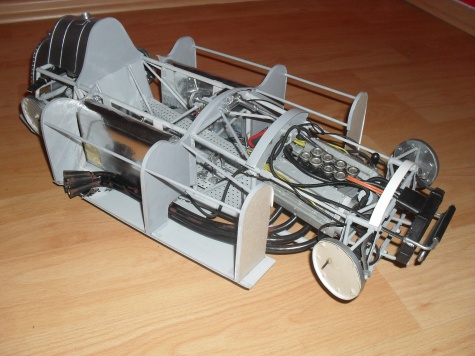 FERRARI D 50 Streamlinner vers. B - Francie 1956- Průhledný model!!! FERRARI D 50 Streamlinner vers. B - Francie 1956- Průhledný model!!!