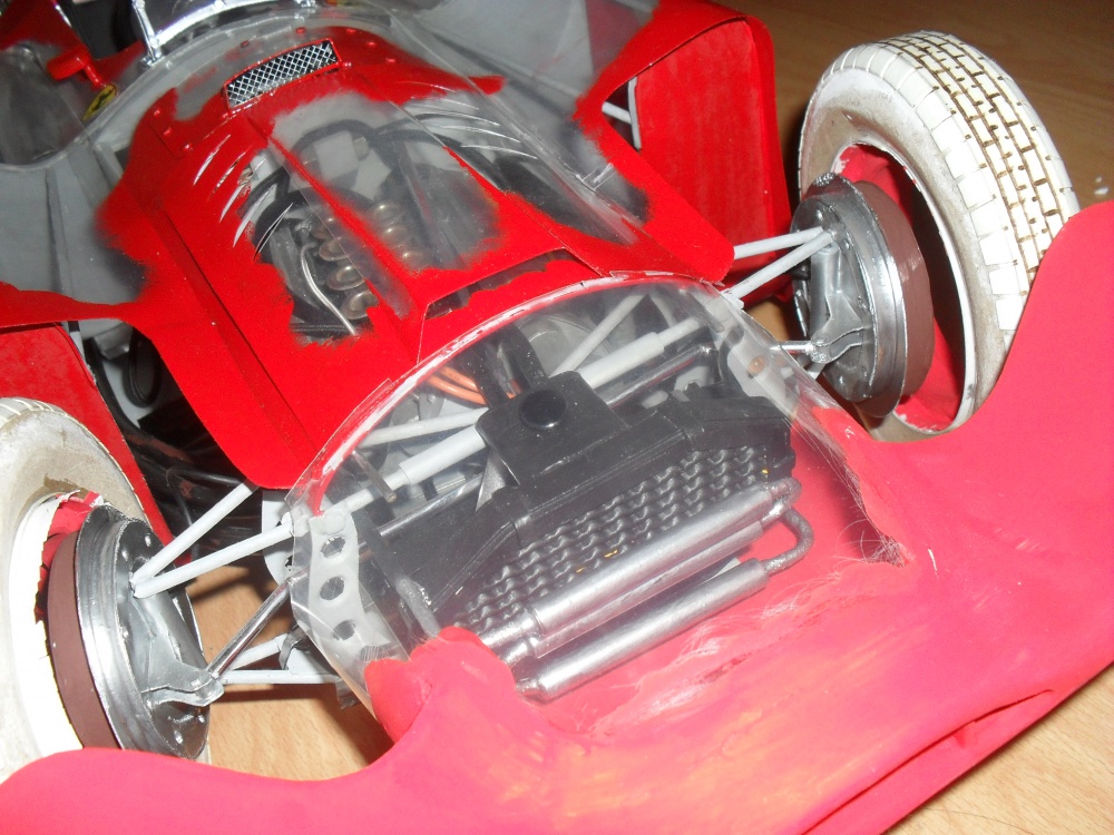 FERRARI D 50 Streamlinner vers. B - Francie 1956- Průhledný model!!! (Plná velikost v novém okně) FERRARI D 50 Streamlinner vers. B - Francie 1956- Průhledný model!!!
