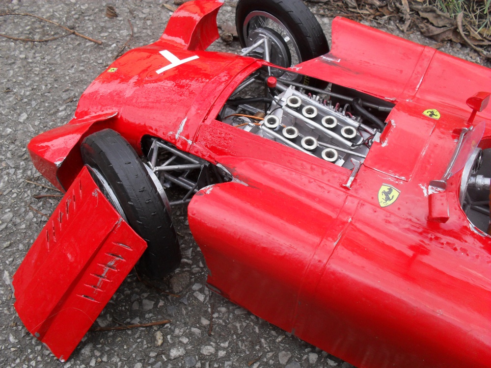 FERRARI D 5O Streamlinner vers.A - Francie 1956 (Plná velikost v novém okně) FERRARI D 5O Streamlinner vers.A - Francie 1956
