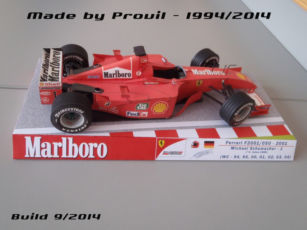 Ferrari F2001/050 - (1) Michael Schumacher (Plná velikost v novém okně) Ferrari F2001/050 - (1) Michael Schumacher
