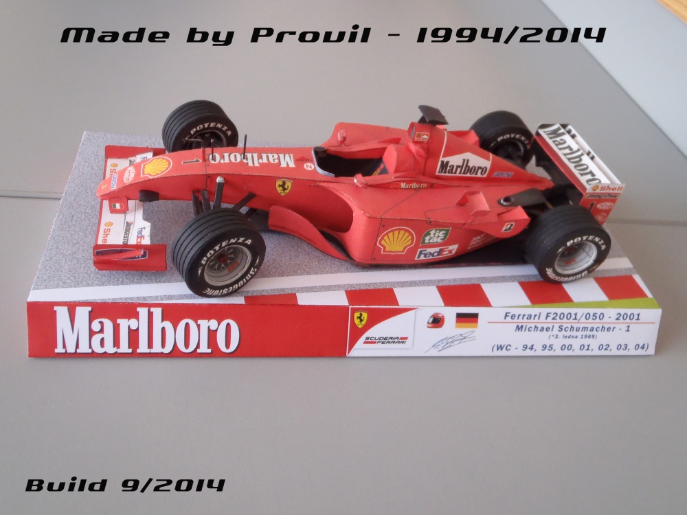 Ferrari F2001/050 - (1) Michael Schumacher (Pln� velikost v nov�m okn�) Ferrari F2001/050 - (1) Michael Schumacher