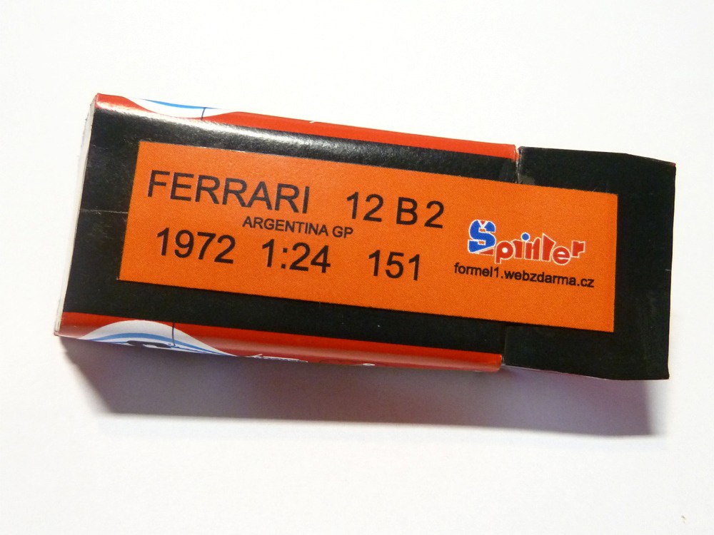 Ferrari F 312 B2 VC Argentiny ´74 (Plná velikost v novém okně) Ferrari F 312 B2 VC Argentiny ´74