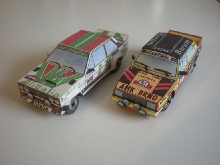 Fiat 131 Abarth (Pln� velikost v nov�m okn�) Fiat 131 Abarth