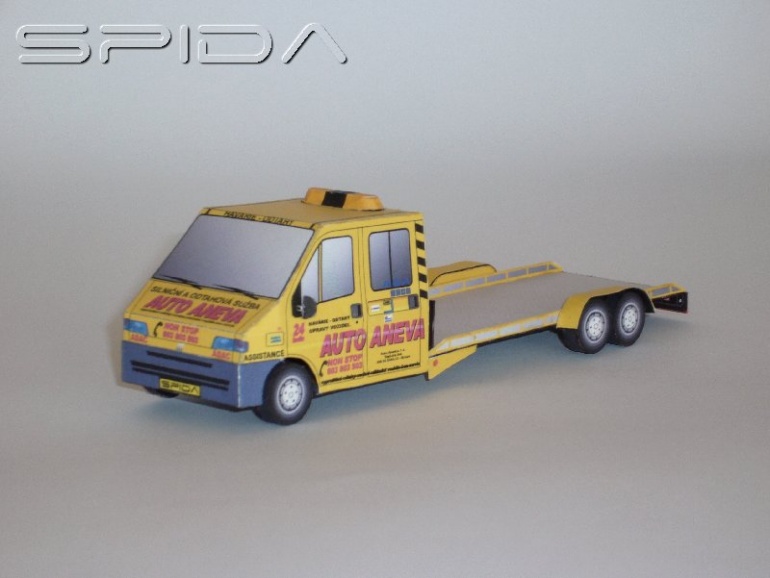 Fiat Ducato - odtahovka (Pln� velikost v nov�m okn�) Fiat Ducato - odtahovka