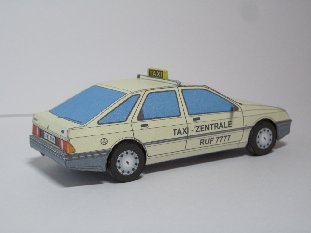 Ford Sierra GL - Berlin Taxi (Plná velikost v novém okně) Ford Sierra GL - Berlin Taxi