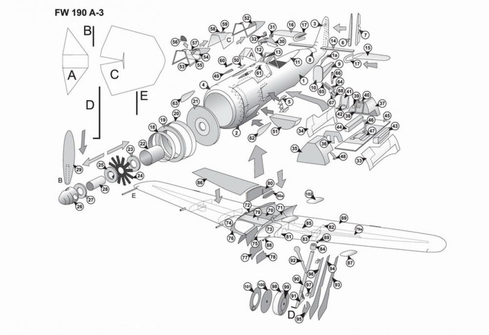 Fw190 A3 (Plná velikost v novém okně) Fw190 A3