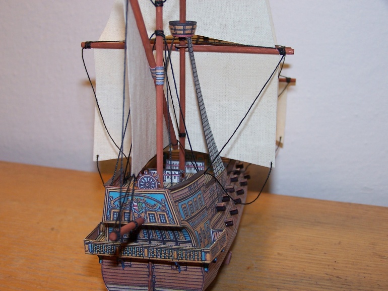 Galeona ze 16.století (Plná velikost v novém okně) Galeona ze 16.století